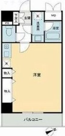 浅間町駅 徒歩4分 6階の物件間取画像